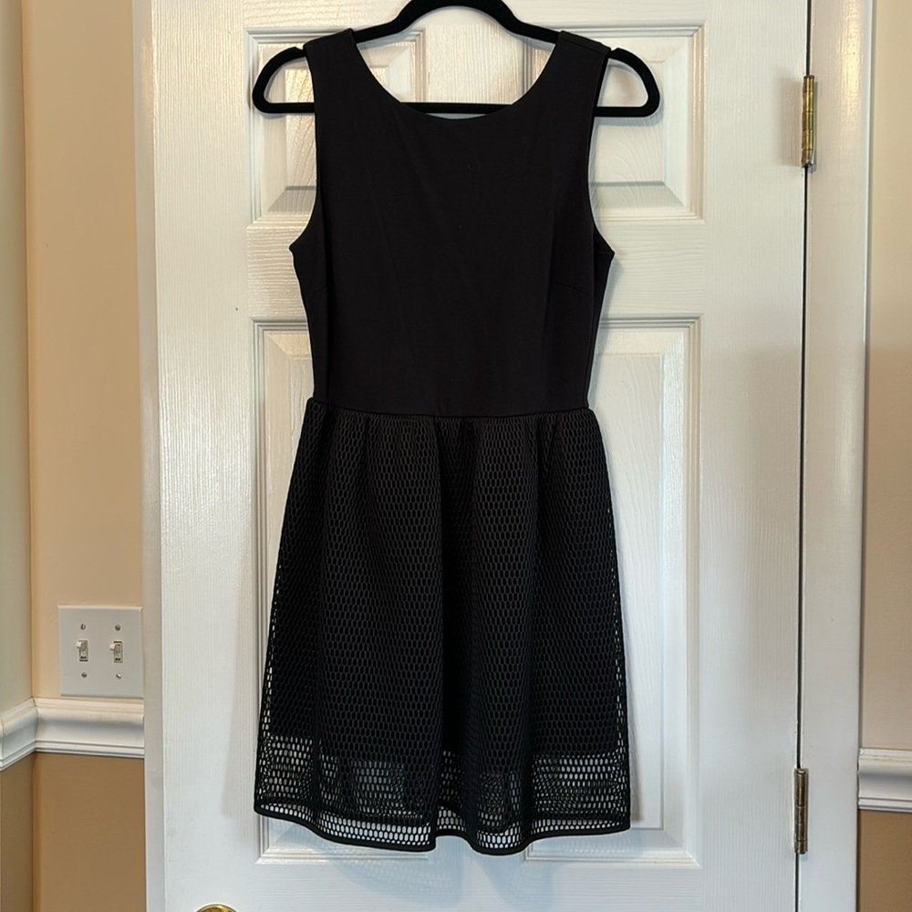 Black Neoprene Dress